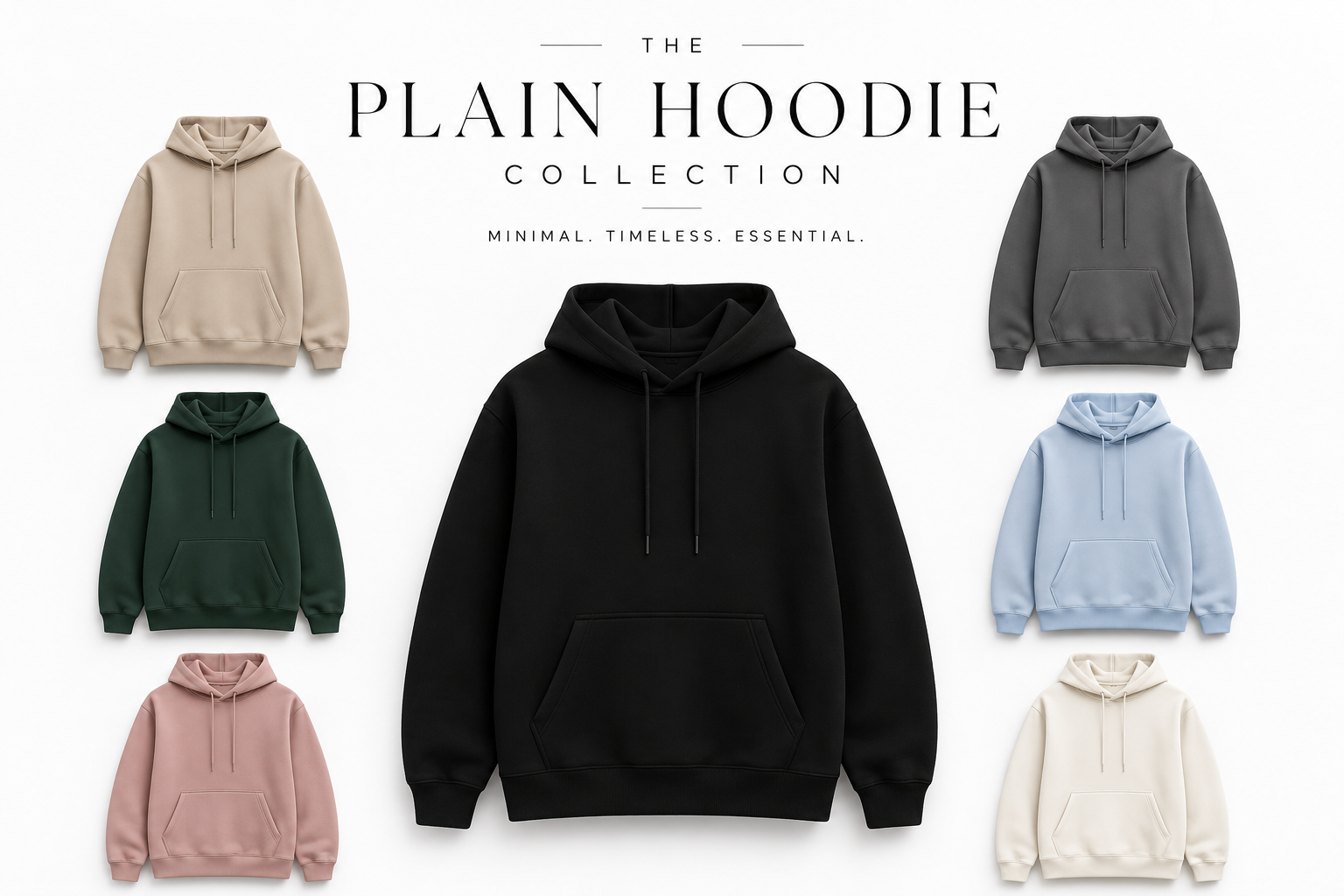 Plain Hoodies